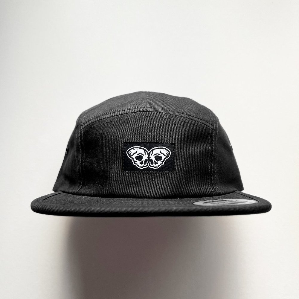 Strength & Heart - Black/Black, 'Til Death Butterfly 5 Panel Camp Hat